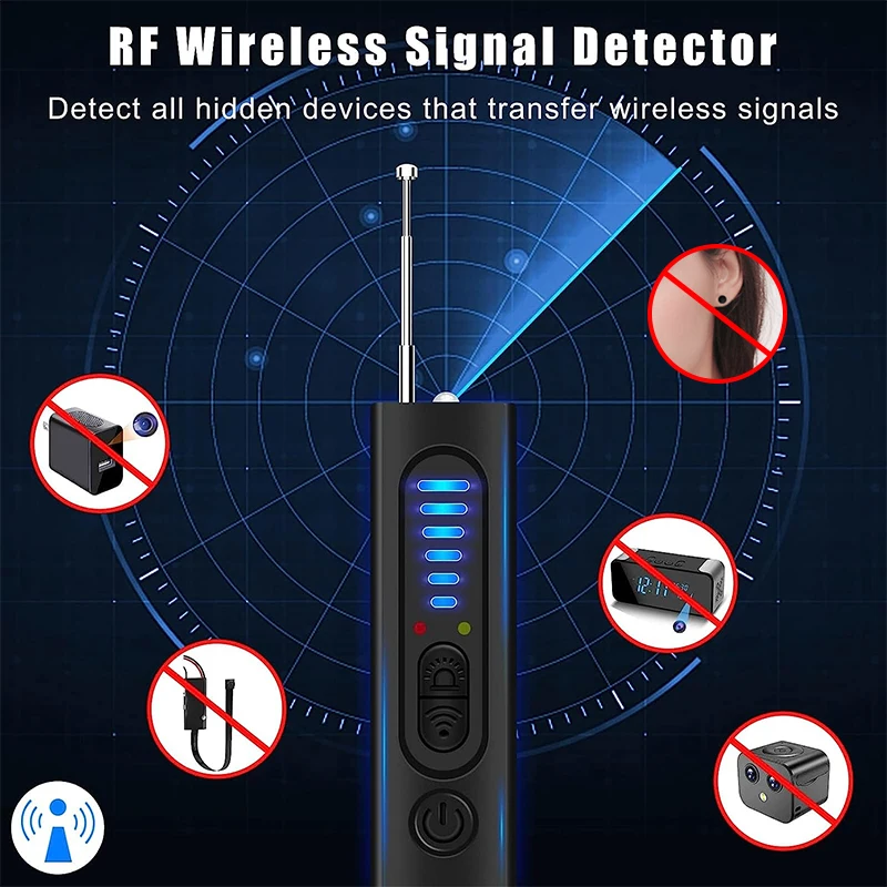 Hidden Camera Detectors Anti Spy Detector Camera Detector Privacy Protector GPS Detector RF Signal Listening Device Detector