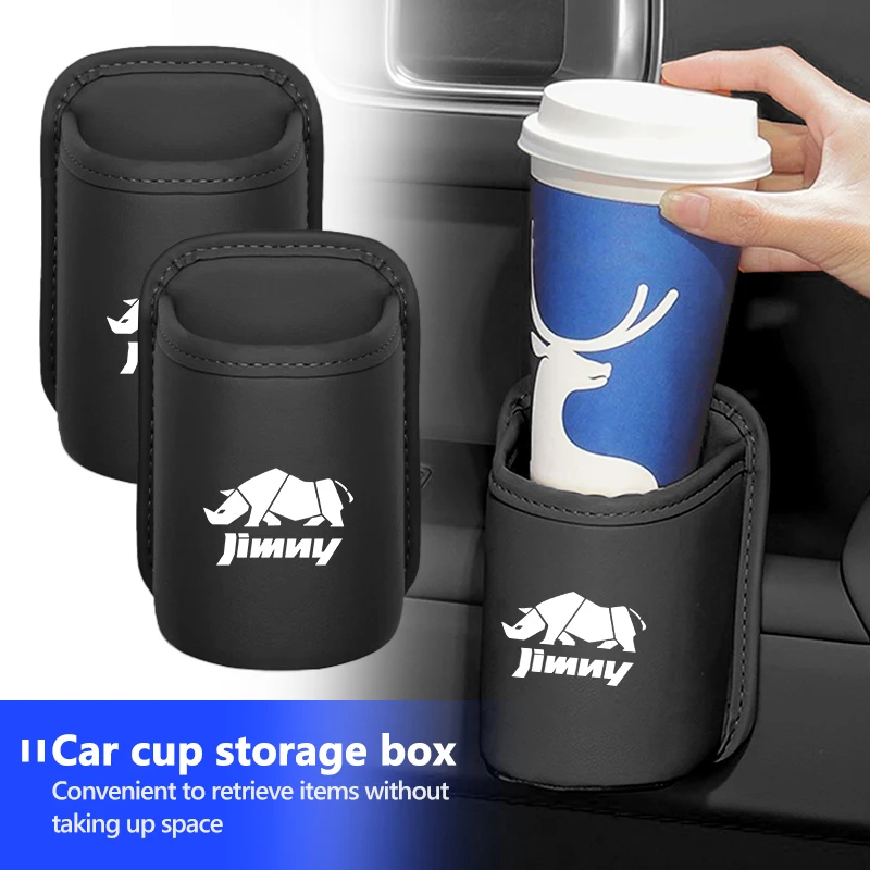 

Автокресло, дверной держатель для чашки с водой, подставка для напитков, кожаный ящик для хранения для Suzuki Jimny jb23 jb64 jb43 jb74 jb53 jb32