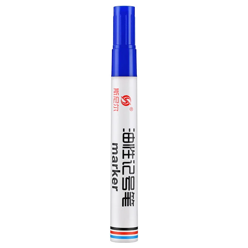 5PCS Waterproof Oil Marker Black White Red Blue For carton Box Thick Head Large Head Pen Oil Note Pen Not Easy to Fade