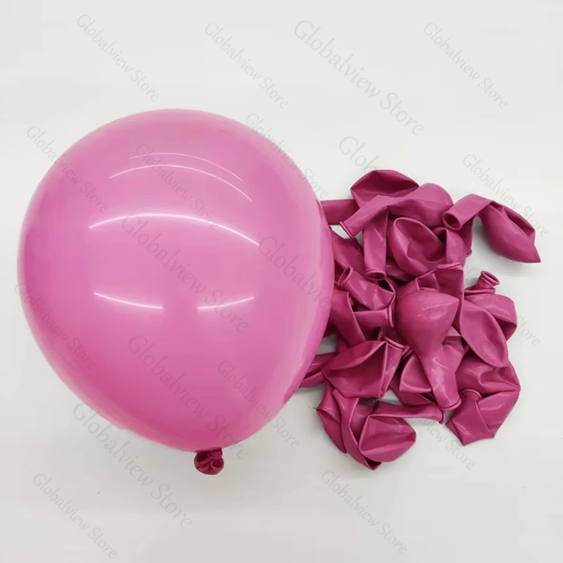 20 Stück 12/10/5 Zoll rote Latexballons Hochzeit Party Pink Rote Ballons für Geburtstag Babyparty Neujahr Weihnachten Helium Luftglobos – Detail 3