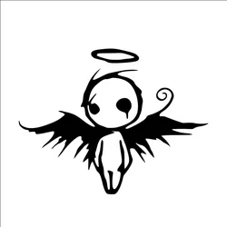10 cm * 13 cm Angel of Death Vinyl Decal Car Window Bumper Sticker