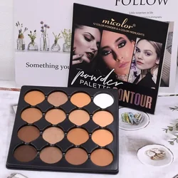16 Colors Micolor Matte Contour Compact Side Shadow Nose Shadow Makeup Palette Bronzer Powder Face Contour Palette Cosmetiquera