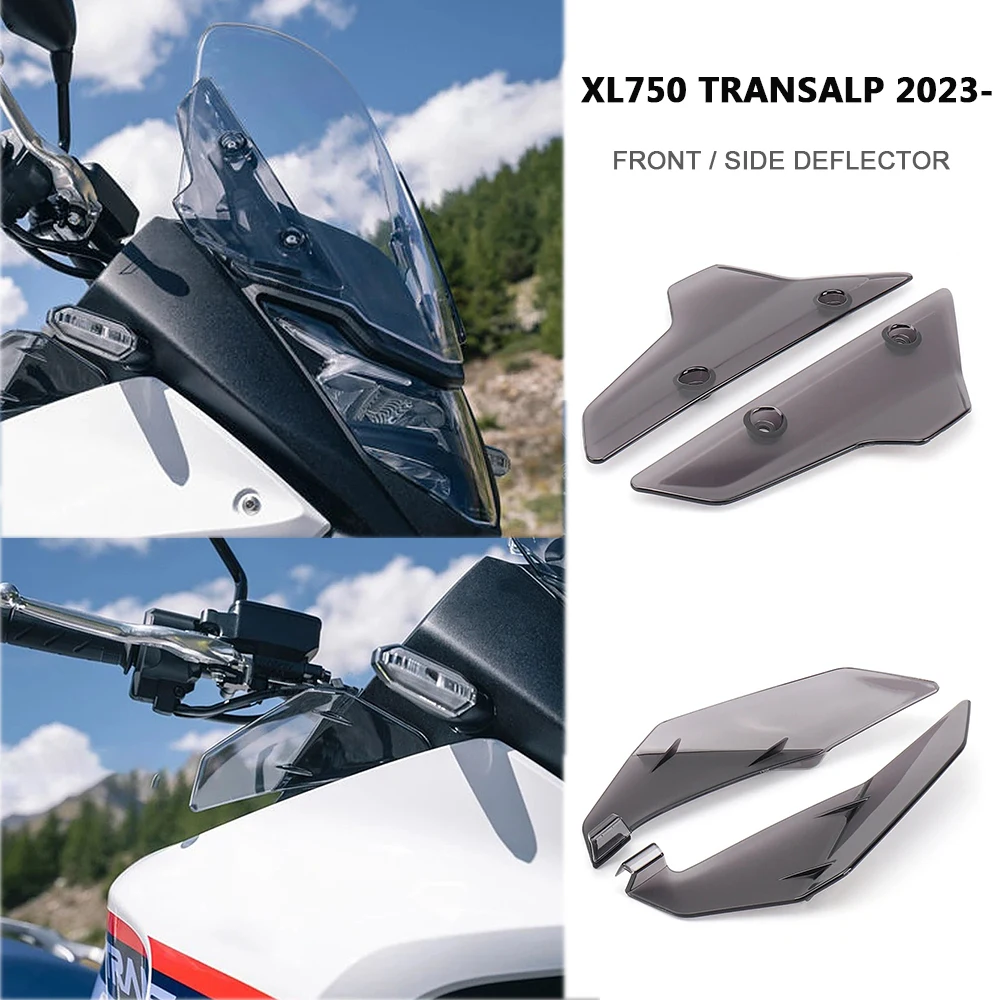 

For Honda XL750 Transalp XL 750 TRANSALP 2023 Front Windshield Wind Deflector Side Windscreen Motorcycle Accessories