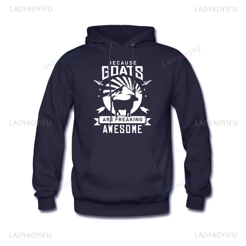 يول الماعز هوديي عيد الميلاد يول الماعز البلوز عيد الميلاد التميمة مضحك نمط هوديي رجل البلوز الذكور أزياء طويلة الأكمام نمط جديد