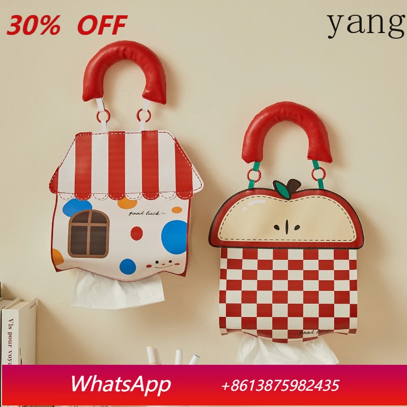 

LTT hanging paper towel hanging bag waterproof wall hanging face towel roll paper pumping carton