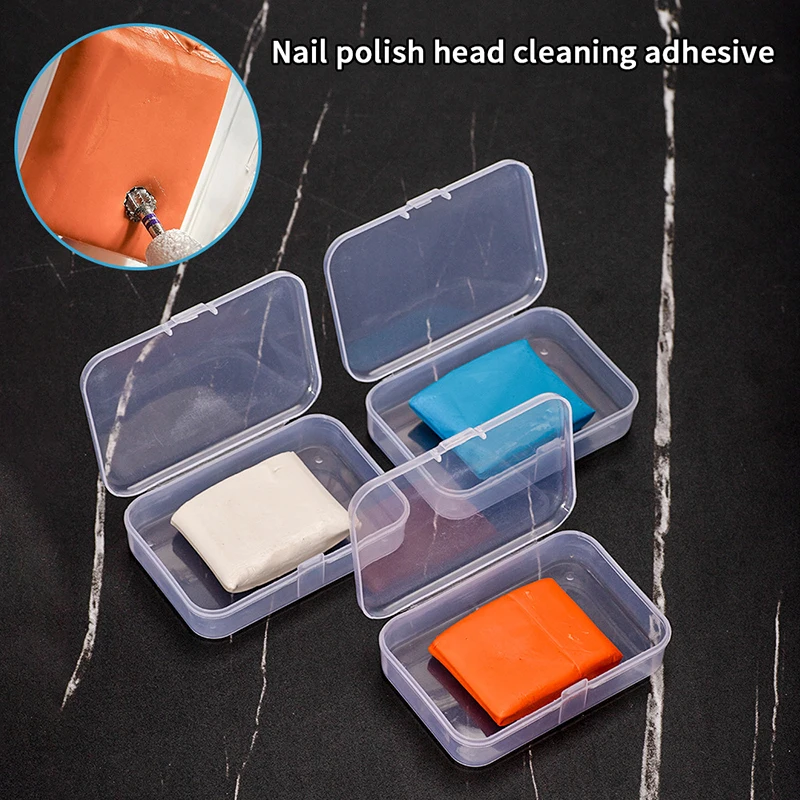 Pulitore per Punte di Trapano per Unghie Elettrico Portatile con Scatola Antipolvere, Spazzola per Pulizia Rapida di Utensili da Manicure