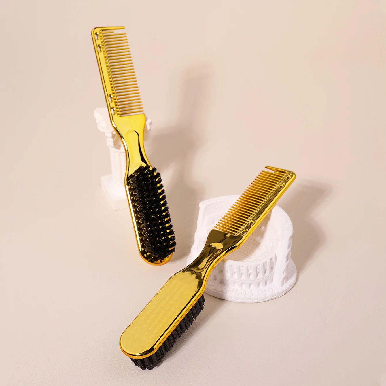 Multifunctional Travel Dual Head Brush Comb Tool