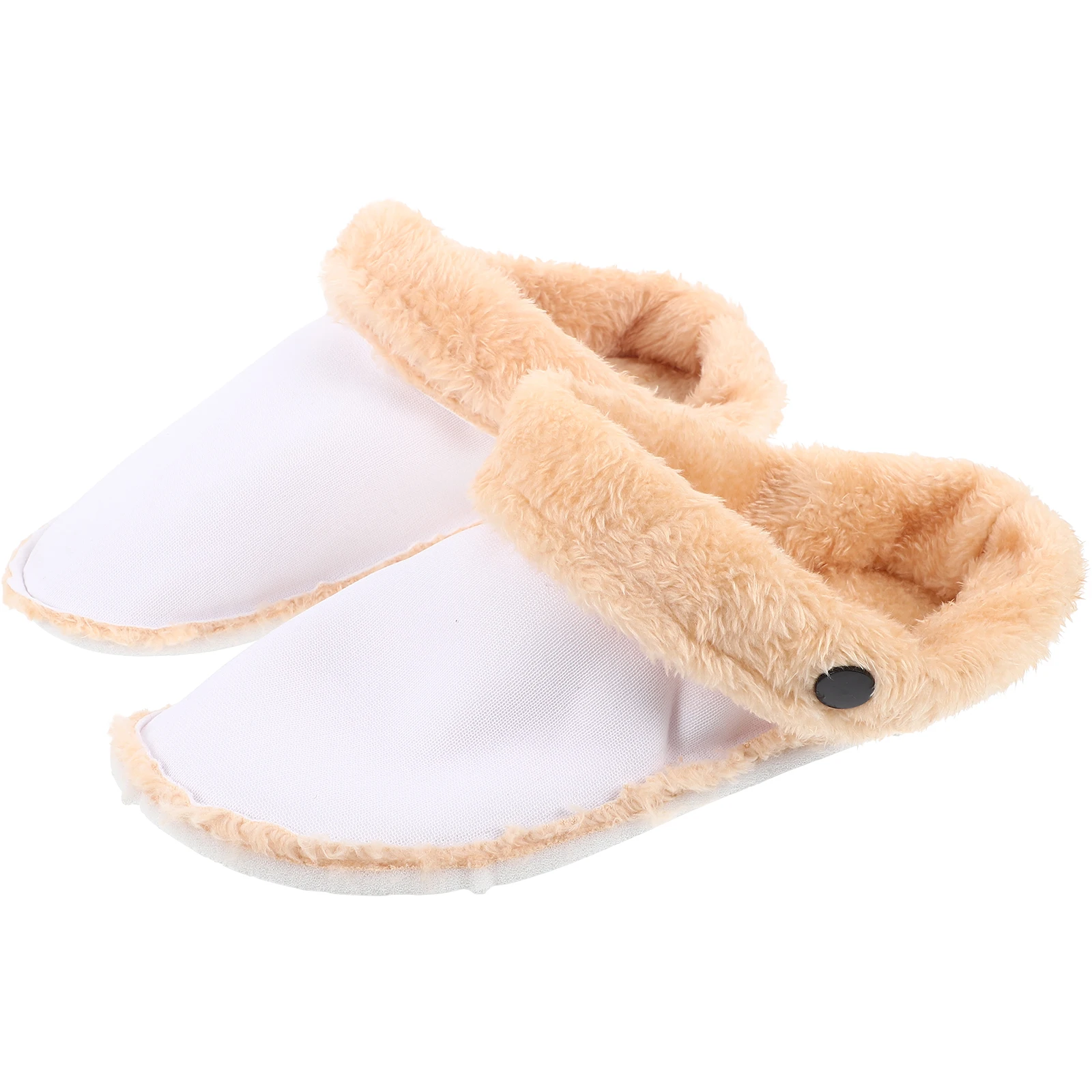 

Warm Fleece Lining Inserts for Hole Shoes Detachable Liners Cozy Winter Booties Slippers Soft Cotton
