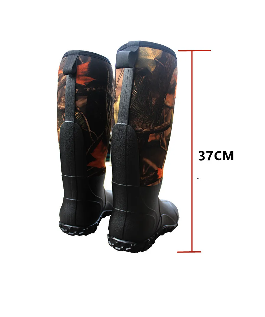 Men\'s Outdoor Anti-Water Shoes Durable Jungle Sports Hunting Fishing High Boots Breathable Anti-Slip Upstream Shoes Water Shoes