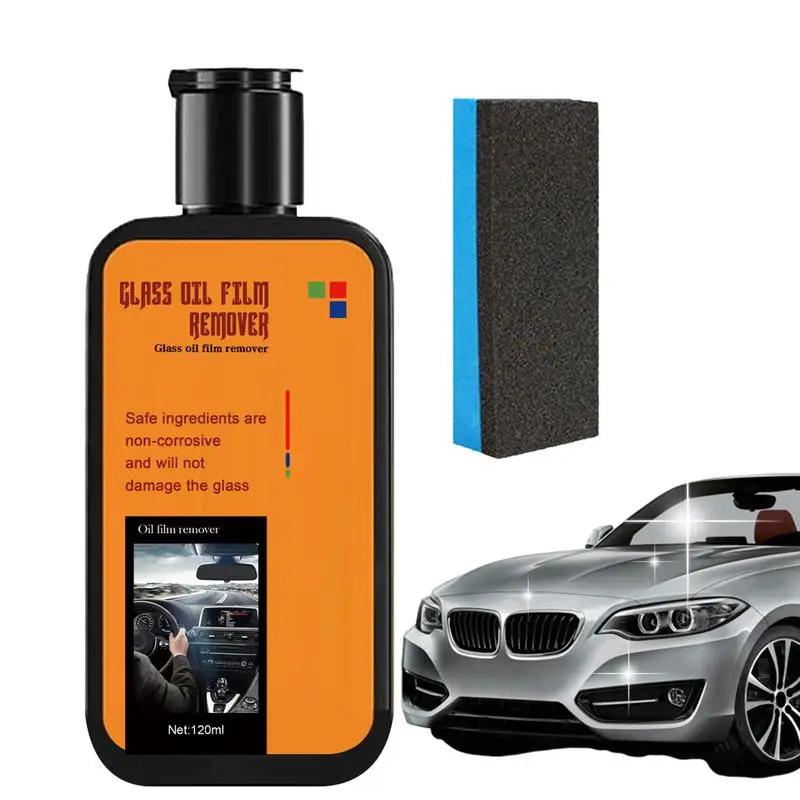 

120ml Effective Car Glass Oil Film Removing Paste Windshield Polishing Compound Glass Oil Film Remover for Auto