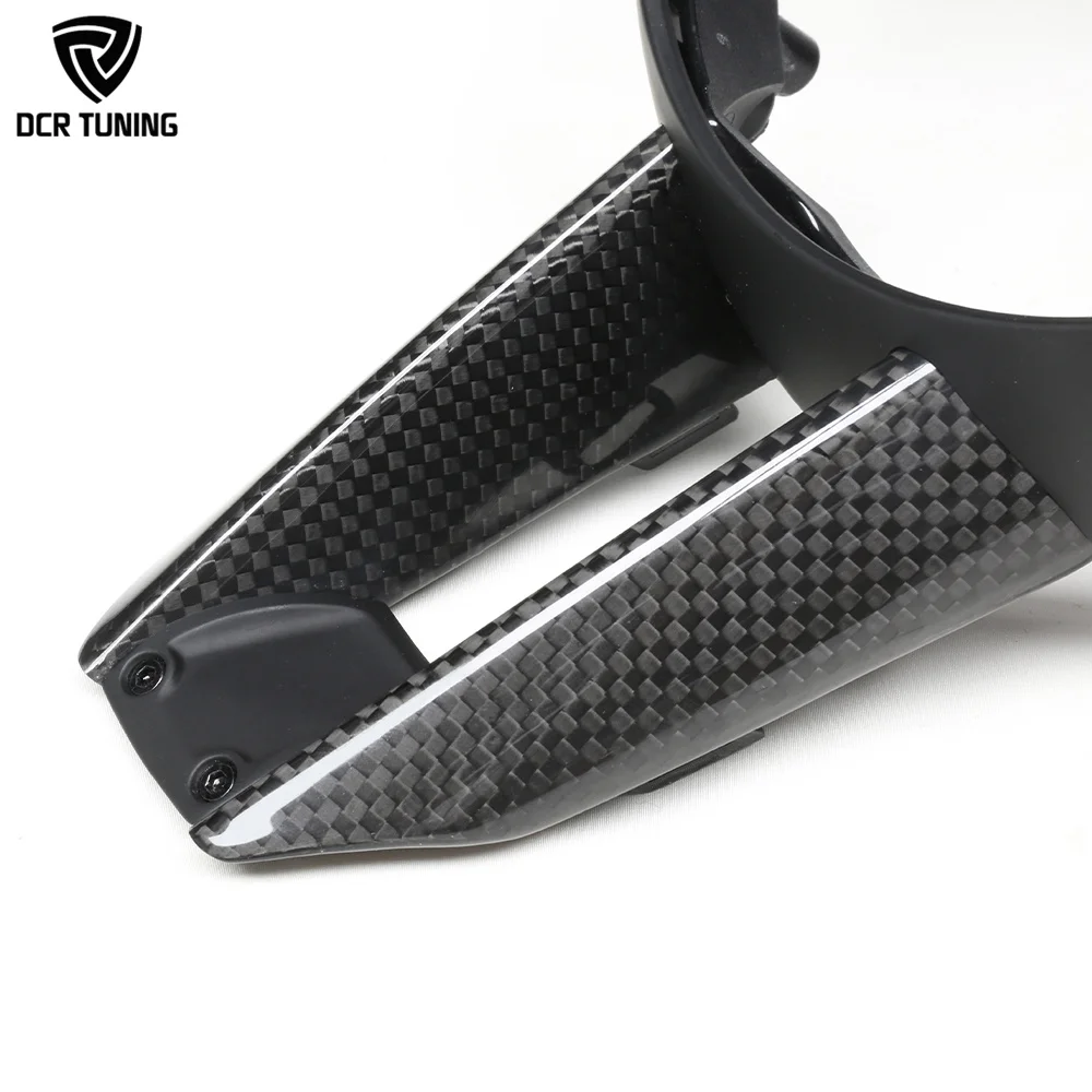 ポルシェ マカン 911 パナメーラ カイエン用 タイカン 992 リアルカーボンステアリングホイールトリム ドライカーボンファイバーインテリアチューニングデコレーション