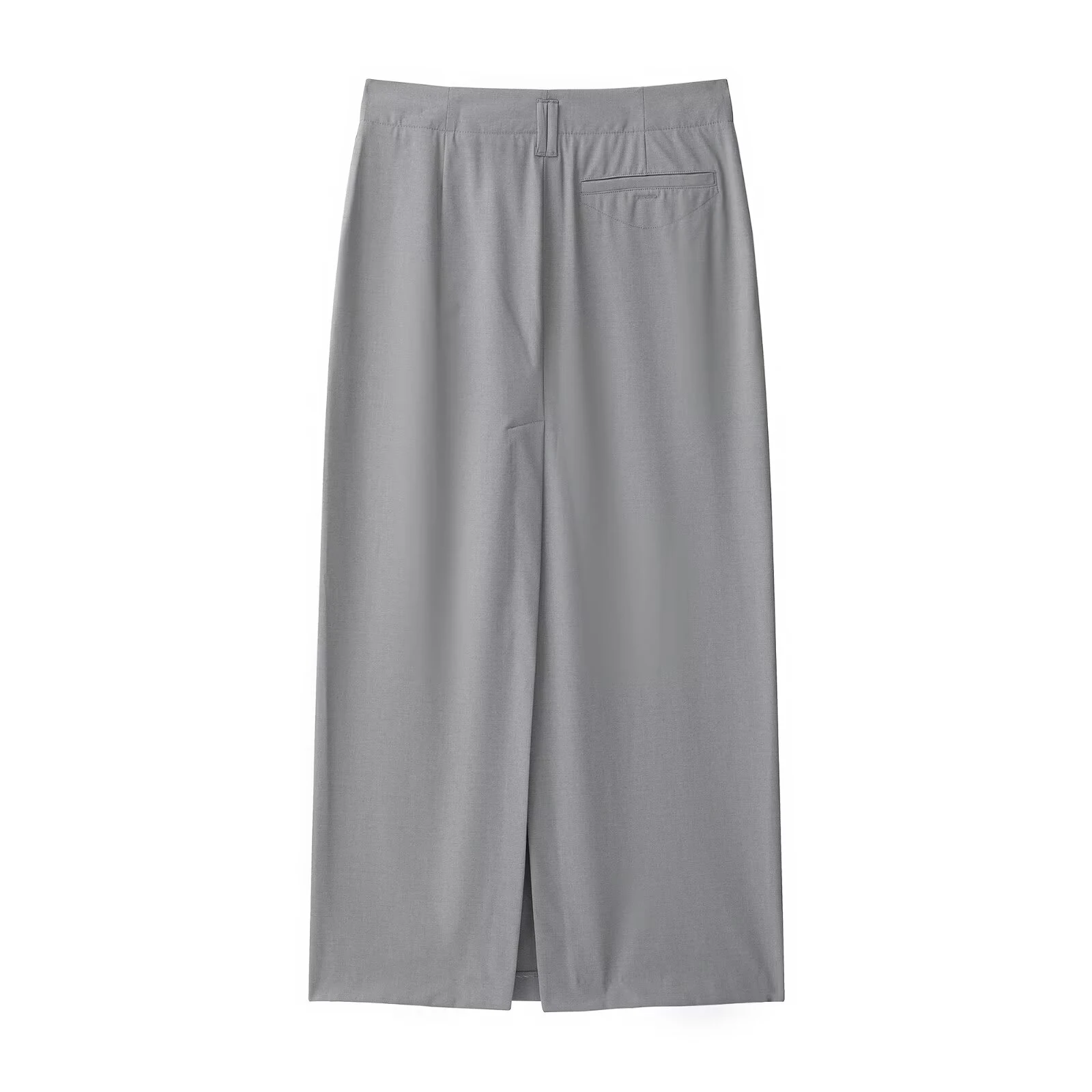European and American style women's clothing new 2026 fashionable versatile solid color high waist strap MIDI skirt