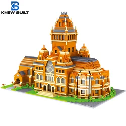 Harvard University Architectural Series Building Blocks Model Decorative Toys Set Adult Younger Puzzle Assembly Toys For Gift