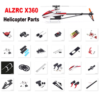 ALZRC Devil X360 Parts, Main Frame tail boom main shaft belt compatible for alzrc X360 GAUI X3 Helicopter