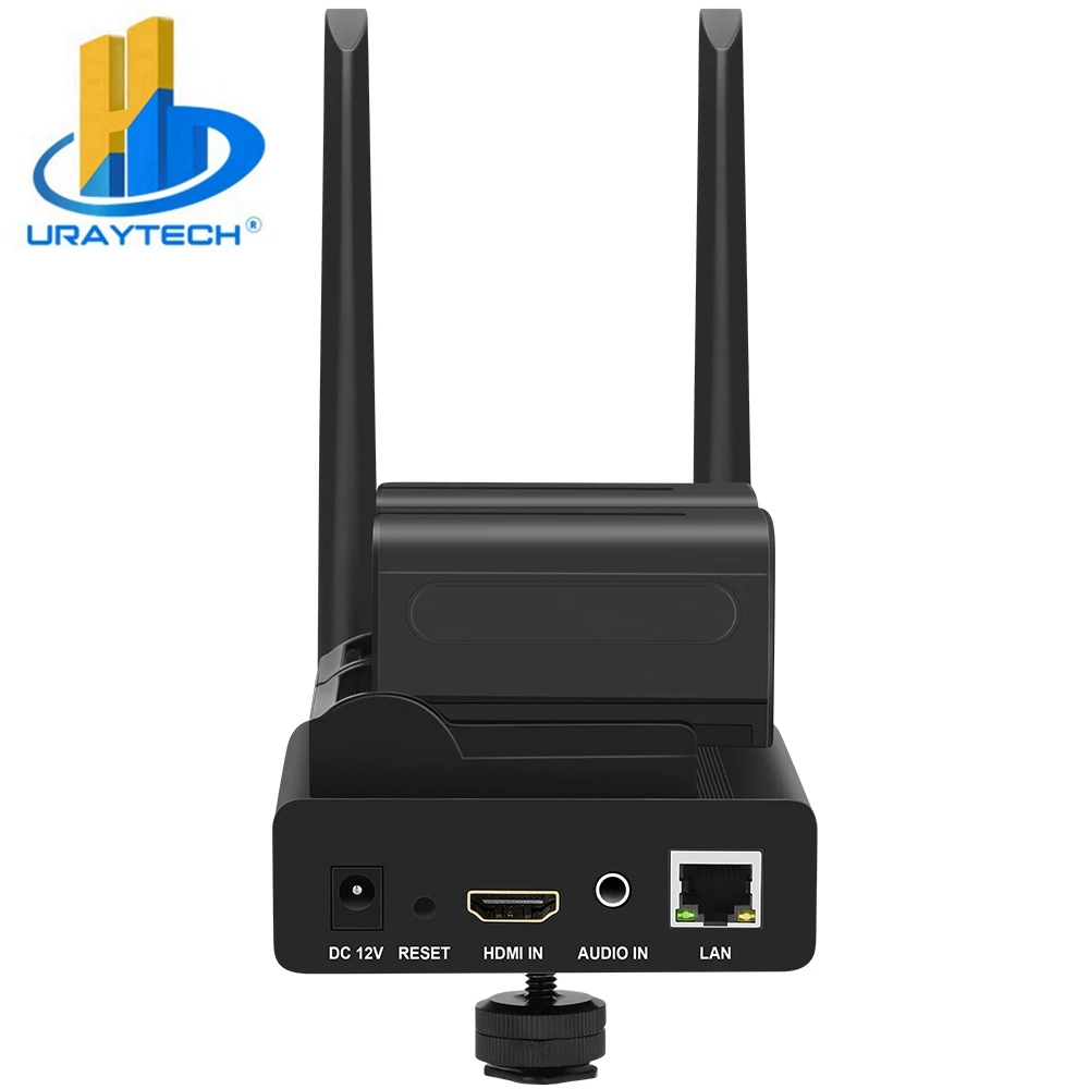 Encoder video da HDMI a IP H.264 Encoder per trasmissione in streaming live Doppia batteria supportata