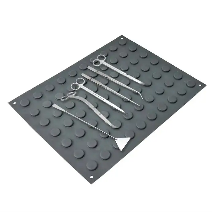 Magnetic Instrument Mats/Pad for Surgical Instruments Flexible and Non-Slip Instrument Trays Magnetic Mats/30*40cm