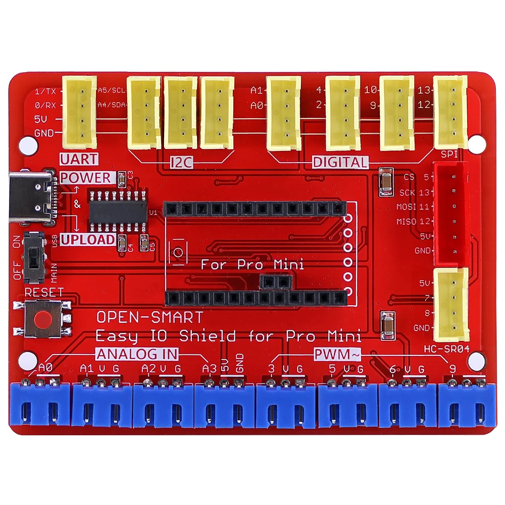 Che cos'è e come utilizzare l'Easy IO Shield per Arduino Pro Mini
