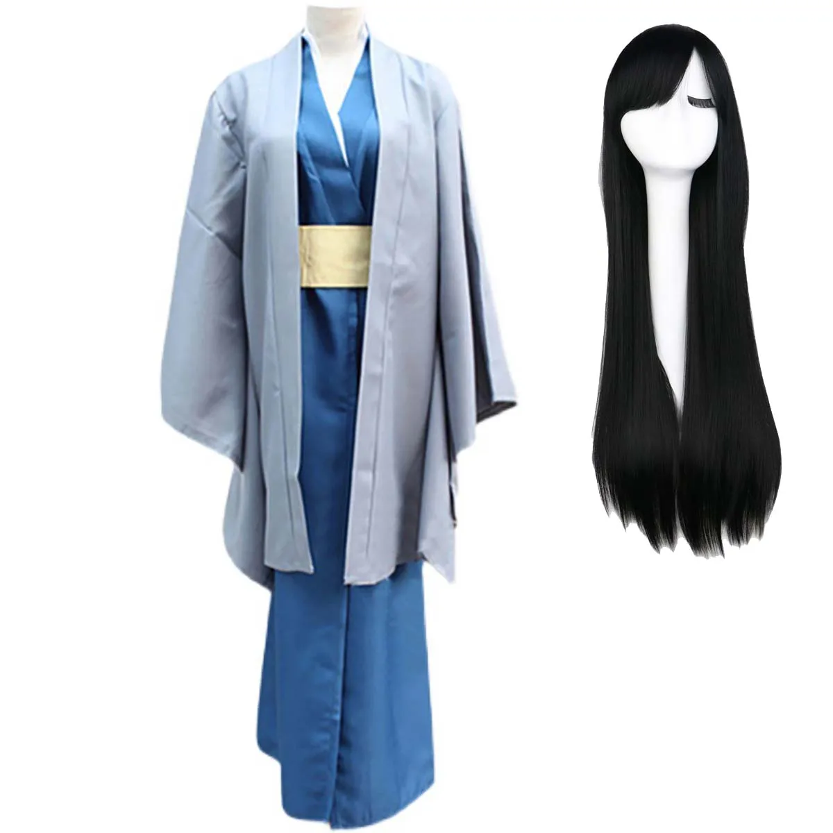 Men Anime GINTAMA Katsura Kotarou Cosplay Japanese Kimono Costume