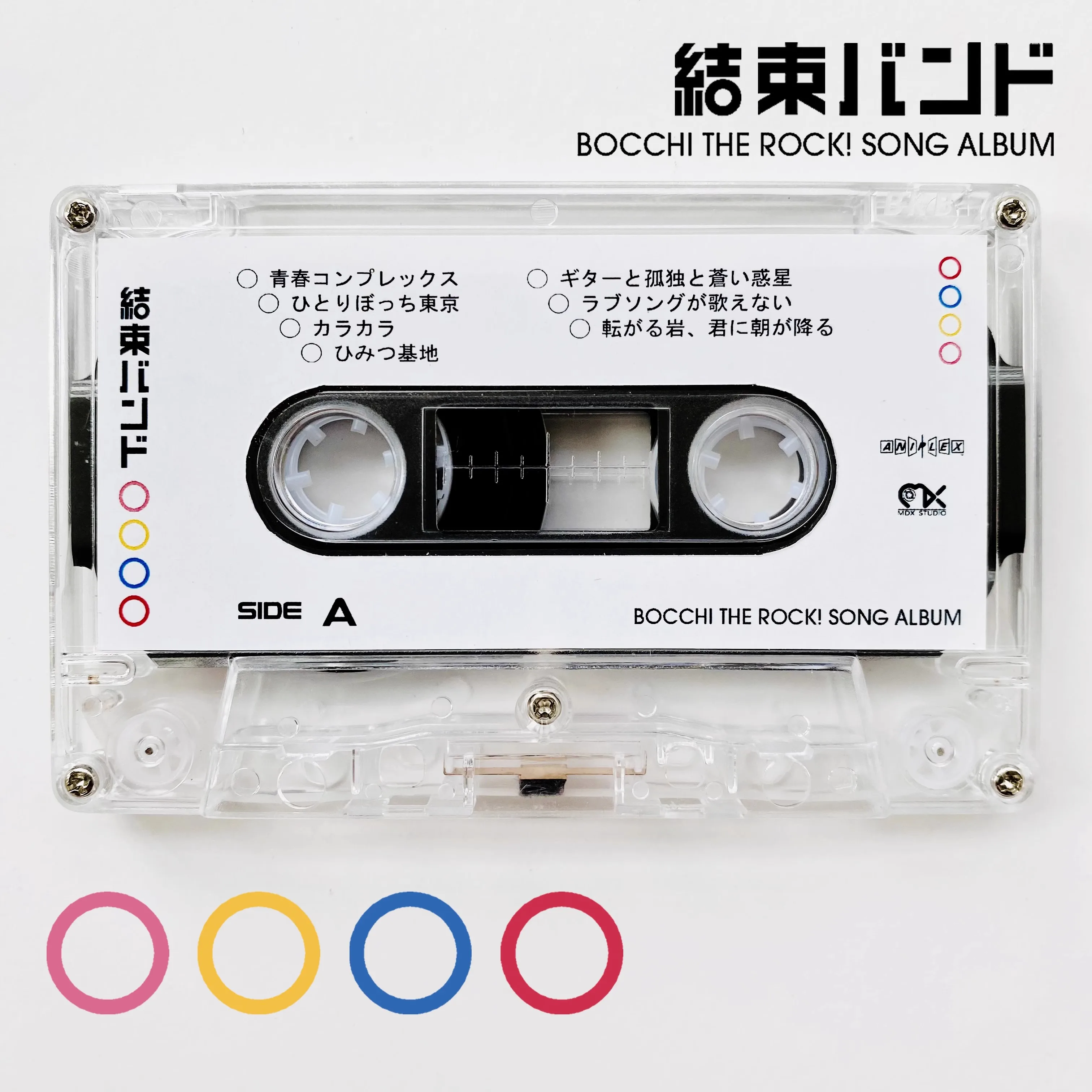 New Kessoku Banndo BOCCHI THE ROCK Music Tape Gotoh Hitori Cosplay Soundtracks Box Cartoon Cassette Car Walkman Tape Party Music