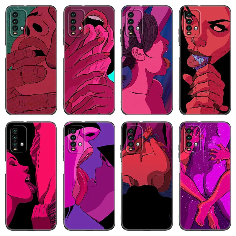 Hot Girls Sexy Twerk Phone Case For Xiaomi Redmi 7A 8A 9A 10A 9C 10C 9i 10X K20 Note 5 6 Pro 9T Mi A2 8 10 Lite A3 Mix3 Cover