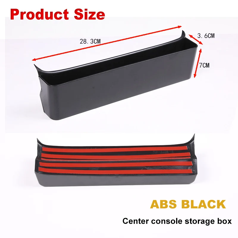 For BMW 1 2 Series F40 F44 2020-2024 ABS Car Central Control Storage Box Phone Organizer Tray Car Accessories