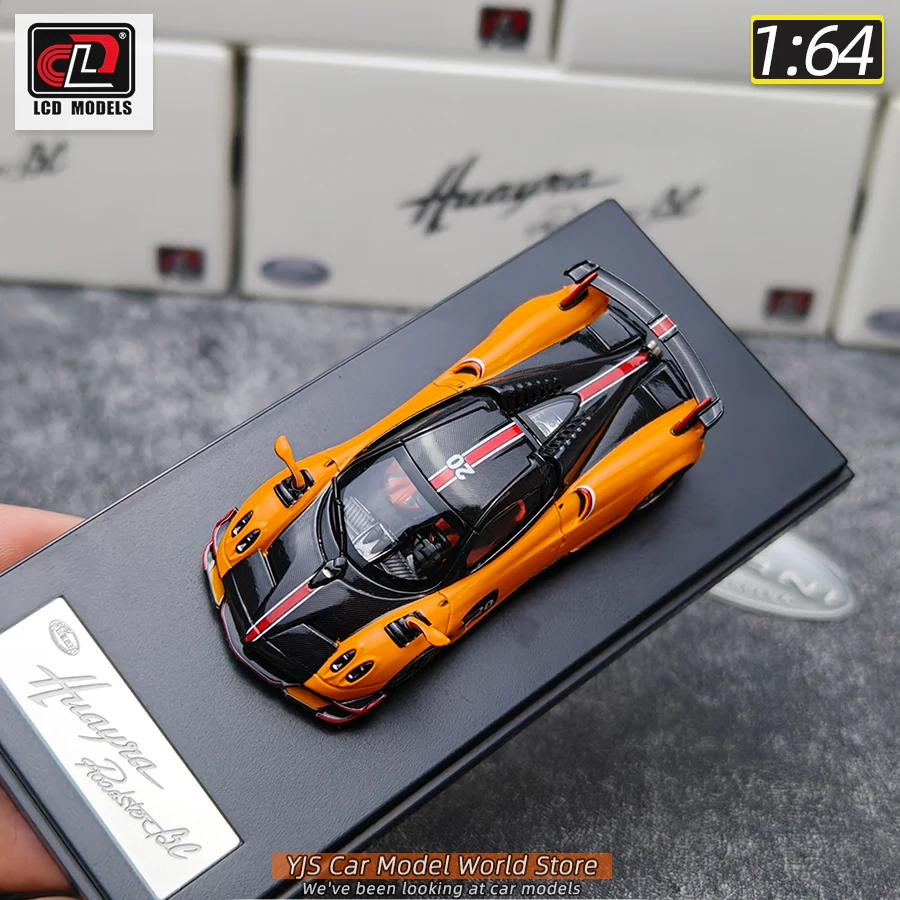 LCD CLD diecast نموذج 1:64 Huayra BC سيارة رياضية مادة معدنية نموذج سيارة مجموعة زخرفة ثابتة