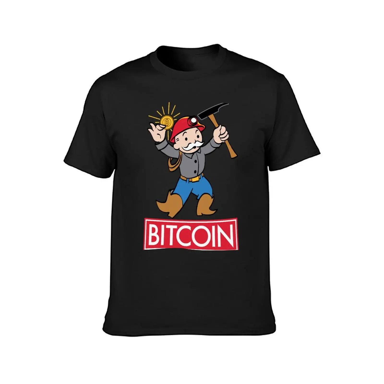 Bitcoin T-Shirt blacks funnys customs korean fashion workout shirts for men