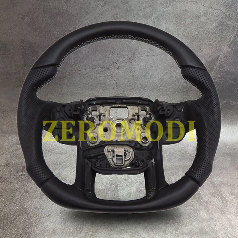 

Steering Wheel For Land Rover Range Rover Sport Discovery 2014- 2020 Flat Bottom Perforated Leather Steering Wheel