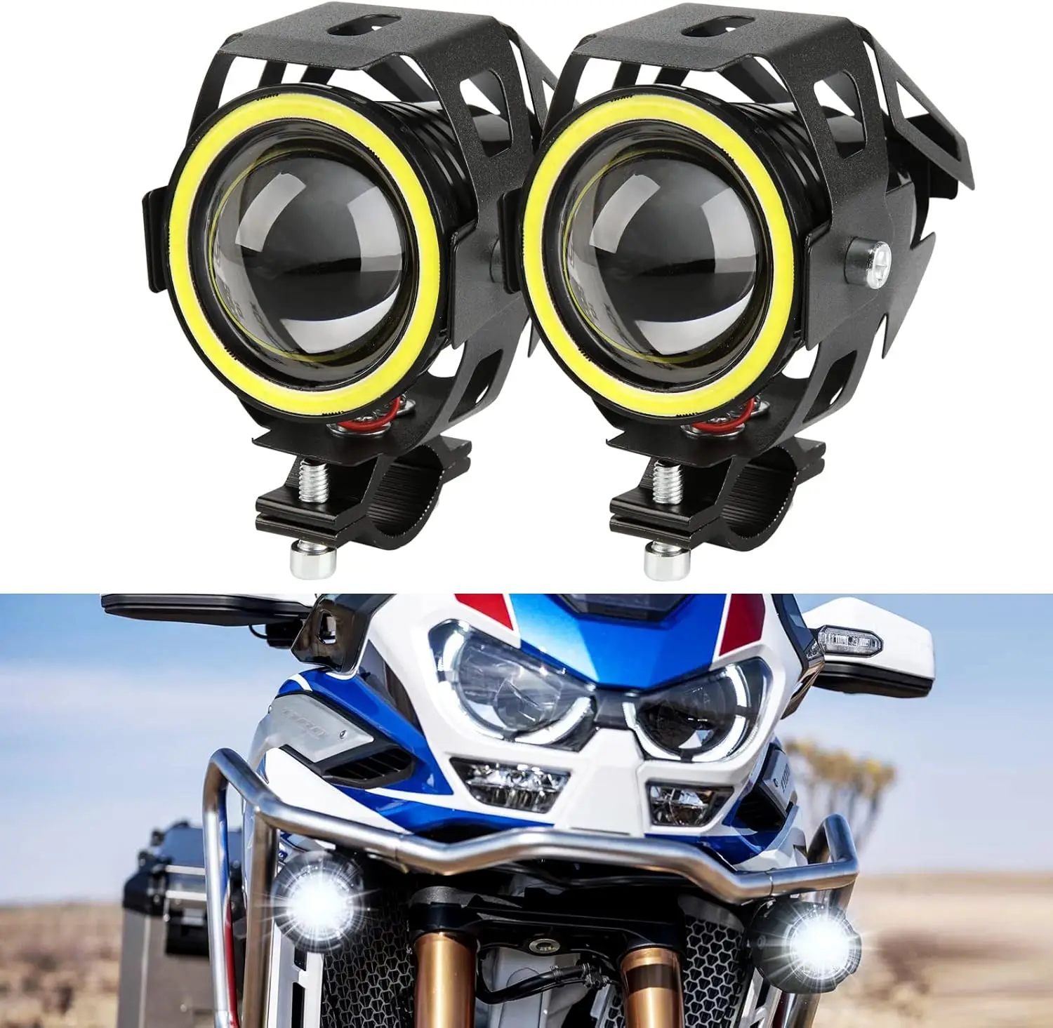 Led Motorcycle Ange…