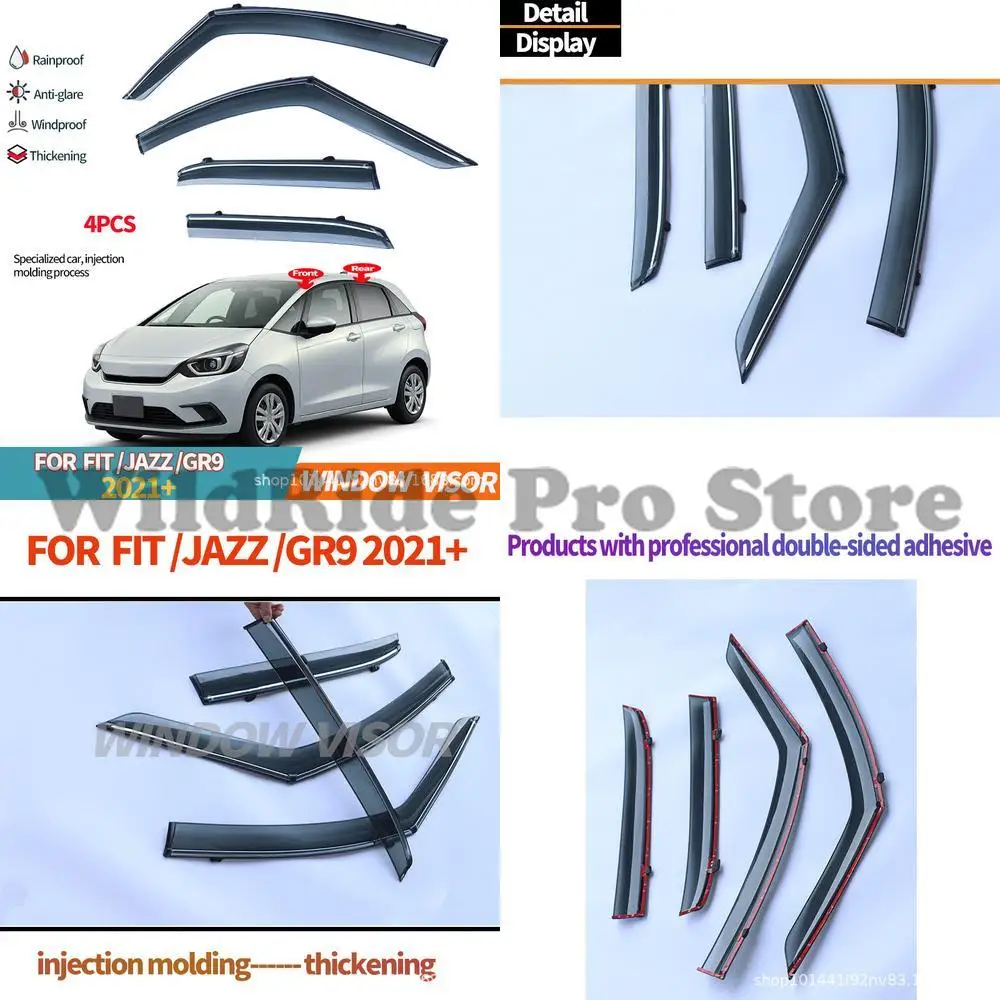 

1 комплект для HONDA FIT JAZZ GR 2021 + оконные козырьки, дефлекторы от дождя