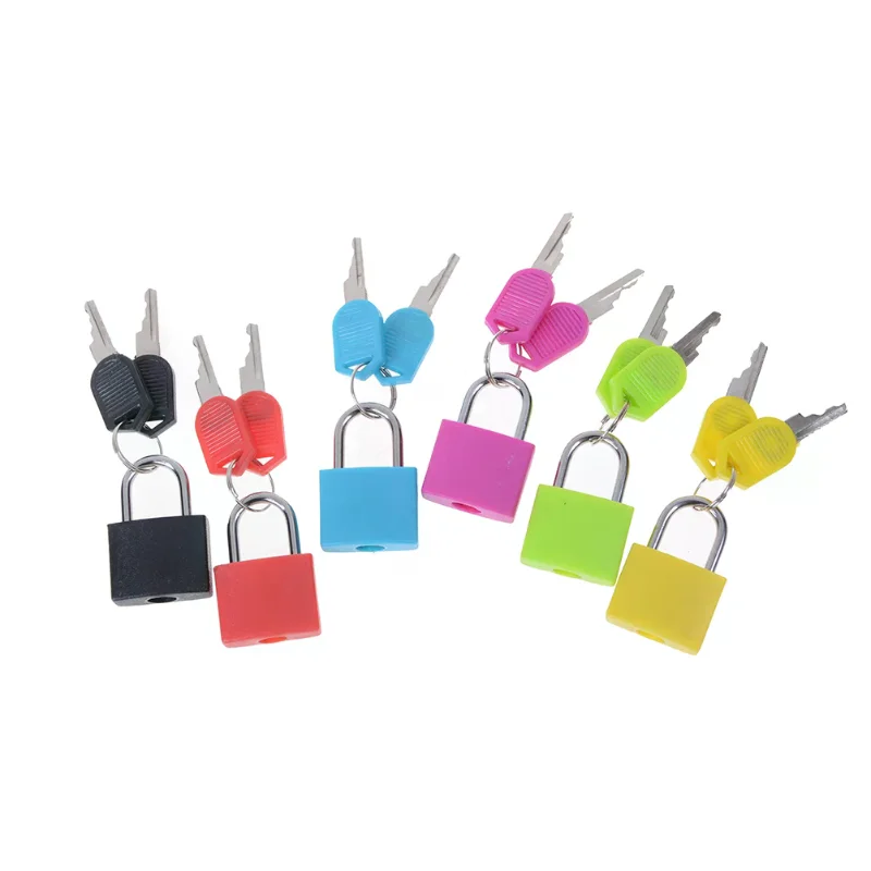 Hot sale Best Price New Small Mini Strong Steel Padlock Travel Tiny Suitcase Lock with 2 Keys