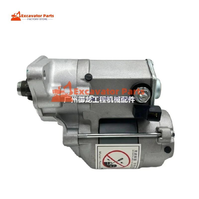 For Mini Excavator Kubota KX U15 XCMG XE 15/17 SDLG 16 Starter motor Engine starter magnetic switch Excavator Parts