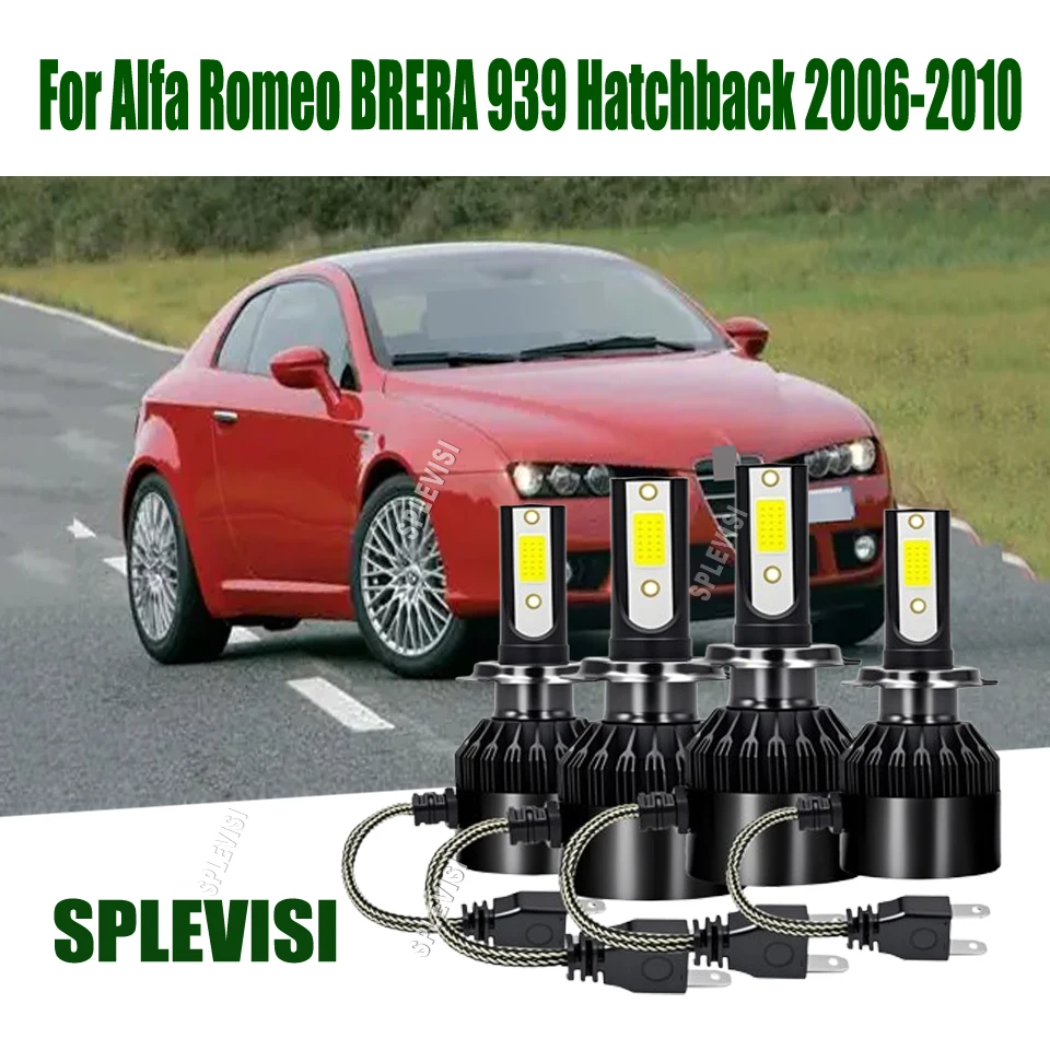 H7 LED White Headlight Headlamps - Superior Brightness & Reliability For Alfa Romeo BRERA 939 Hatchback 2006 2007 2008 2009 2010