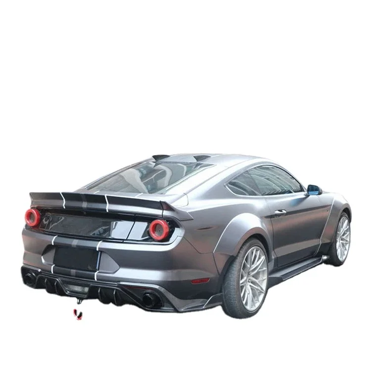 Body kit for Mustang GT3 facelift wide flare fenders carbon fiber front lip rear diffuser side skirts auto parts