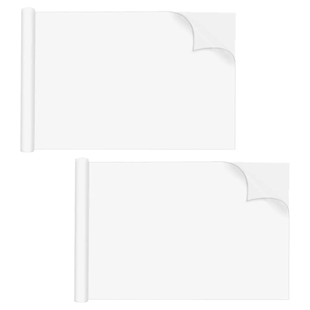 

Electrostatic Whiteboard Sticker Dry Erase Wall Adhesion Reusable Static Cling PP Material Smooth Writing Fridge Whiteboard