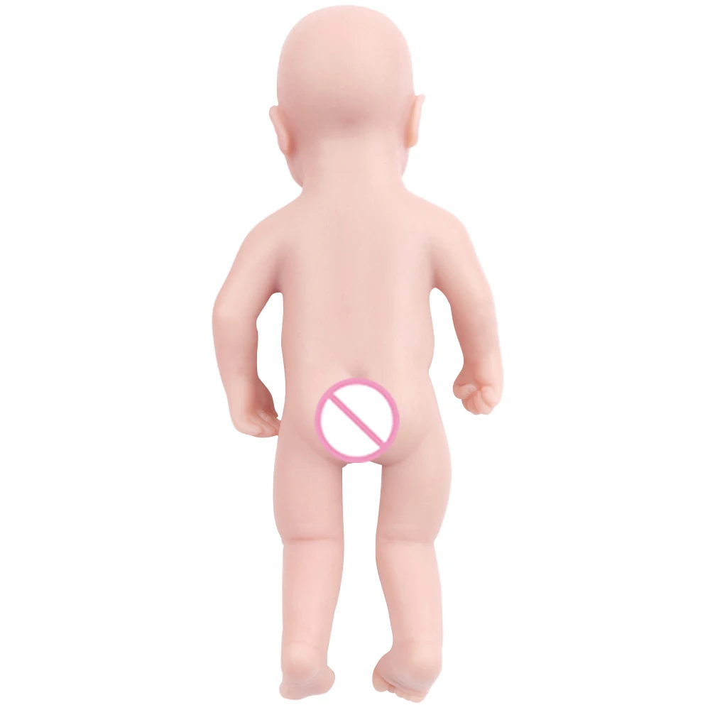 IVITA WG1578 6.69 인치 124g 100% 실리콘 다시 태어난 아기 인형, 소녀 아기, 도색되지 않은 미완성, 현실적인 어린이 크리스마스 생일 장난감