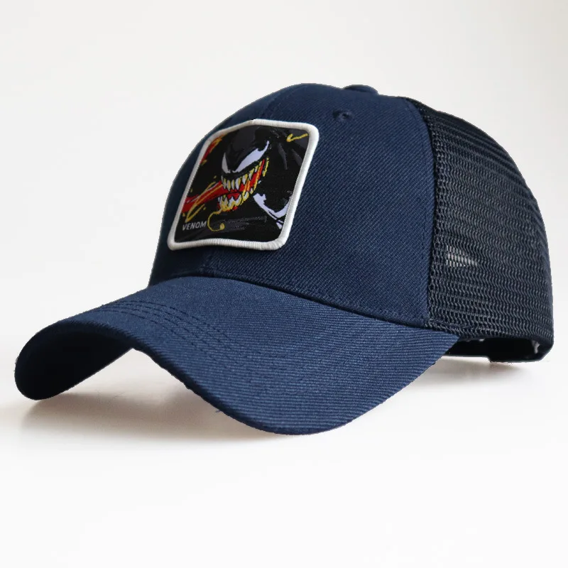 Cartoon New Anime Iron Man Venom Spiderman Duck Snapback Kids Cotton Baseball Cap Adult Men Women Hip Hop Dad Mesh Trucker Hats