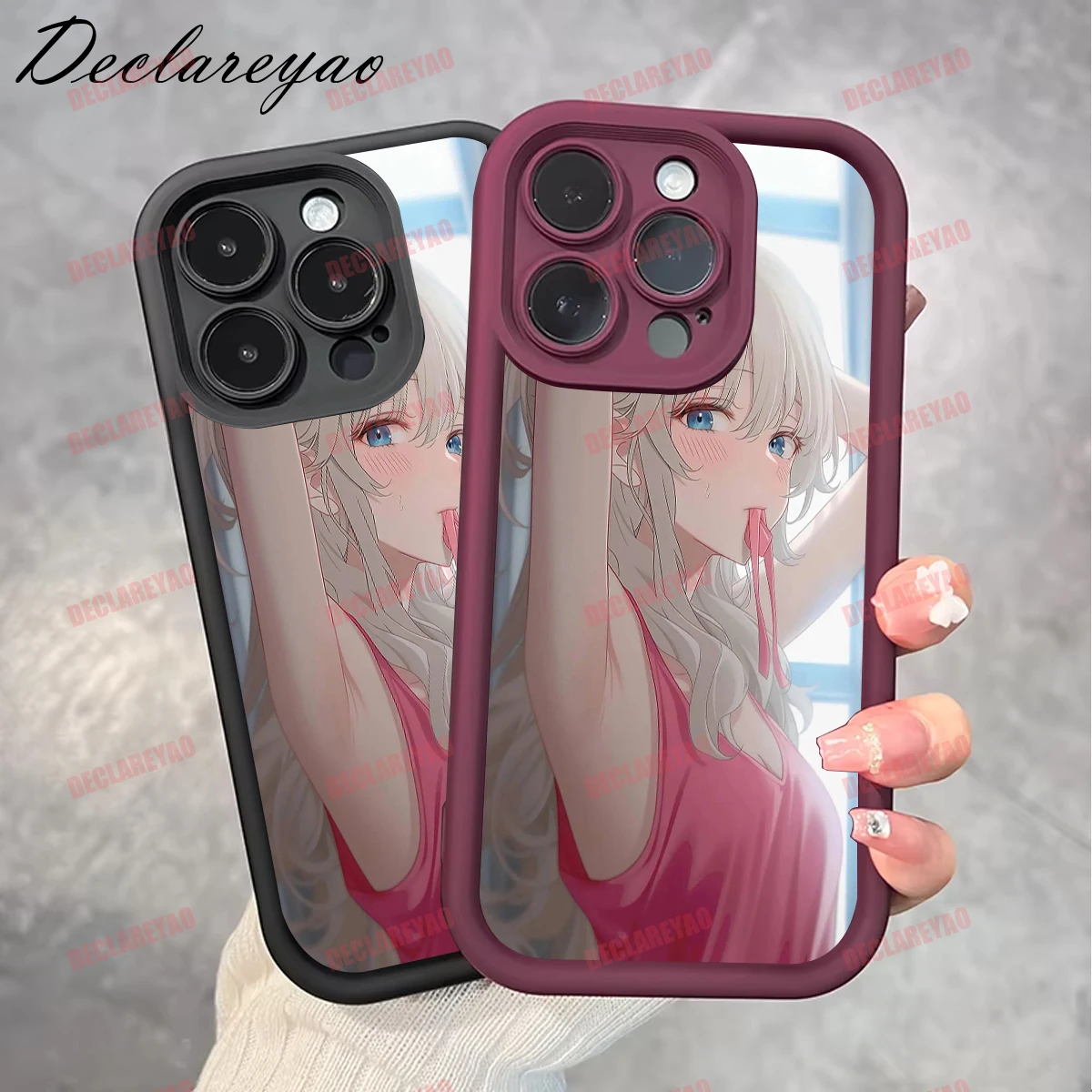 DECLAREYAO حافظة رفيعة وخفيفة الوزن غير لامعة من مادة البولي يوريثان الحراري لهاتف Redmi K Prime 14C A5 A2 K40 12R 11 Plus 13C 11T Note Pro 1 حافظة مضادة للصدمات #5