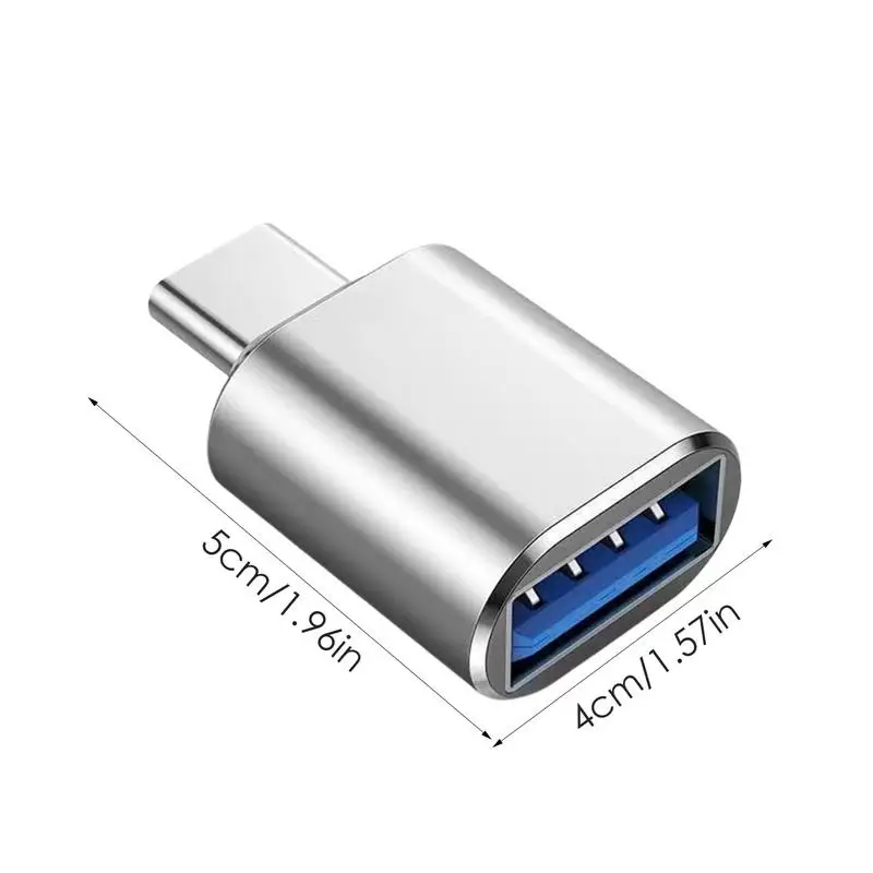 Type C OTG Converter Portable USB to Type C Converter 5Gbps High Speed Adapter Small Compatible Cell Phone OTG Adapter