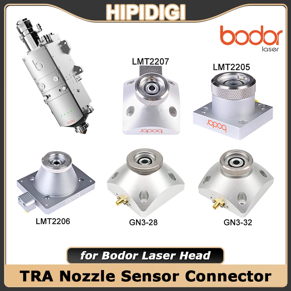 

Bodor TRA Nozzle Sensor Connector Laser Nozzle Connection Part GNT3 GNT6A GN8 GN12 GN20 Capacitance Sensor Laser Head Bottom Kit
