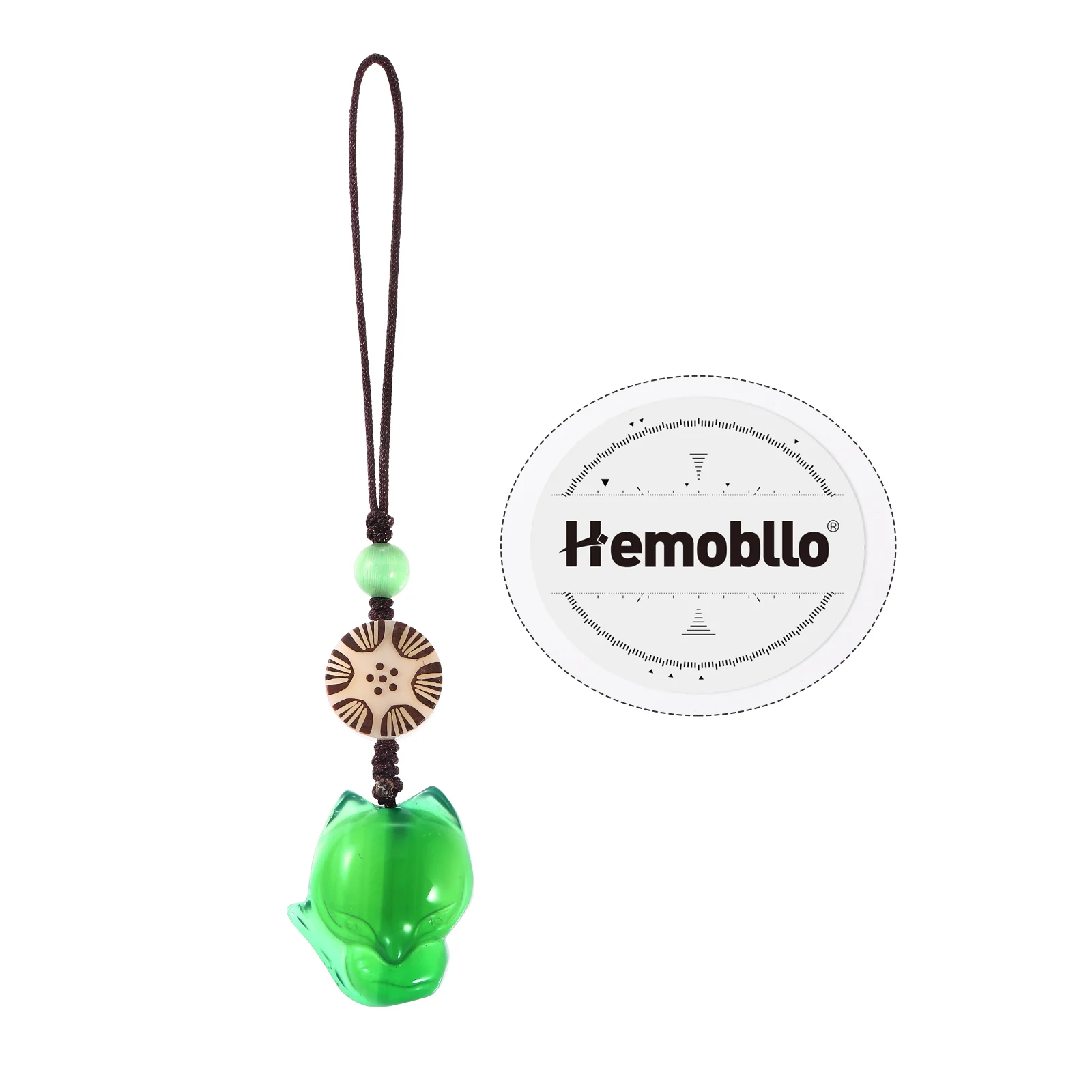 Hemobllo Creative Keychain Pendant Cell Phone Chalcedony Pendant Cell Phone Bag Charm Keychain Decoration