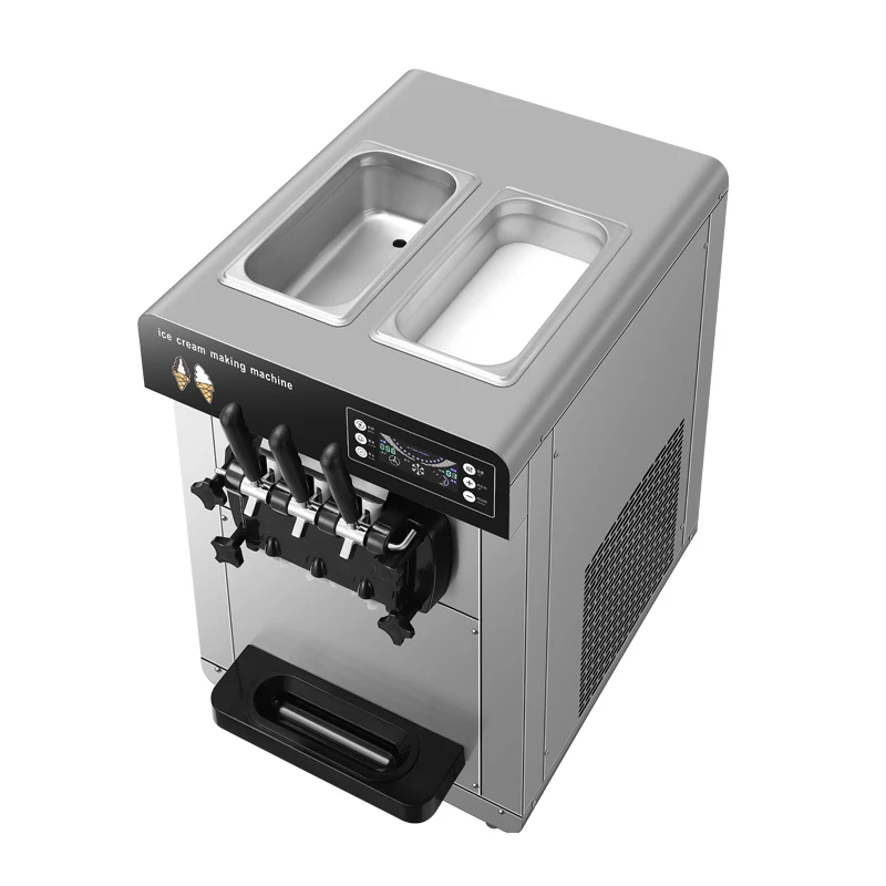 New multi-flavor soft ice cream machine/yogurt ice cream machine