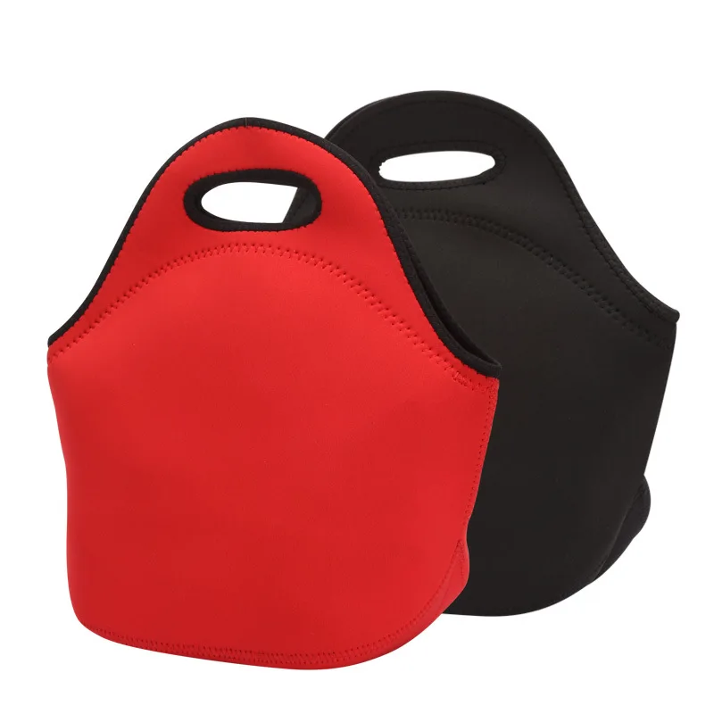 Saco de almoço de neoprene impermeável para homens e mulheres, isolamento espessado, saco Bento, refrigerador, água potável, caixa de piquenique portátil