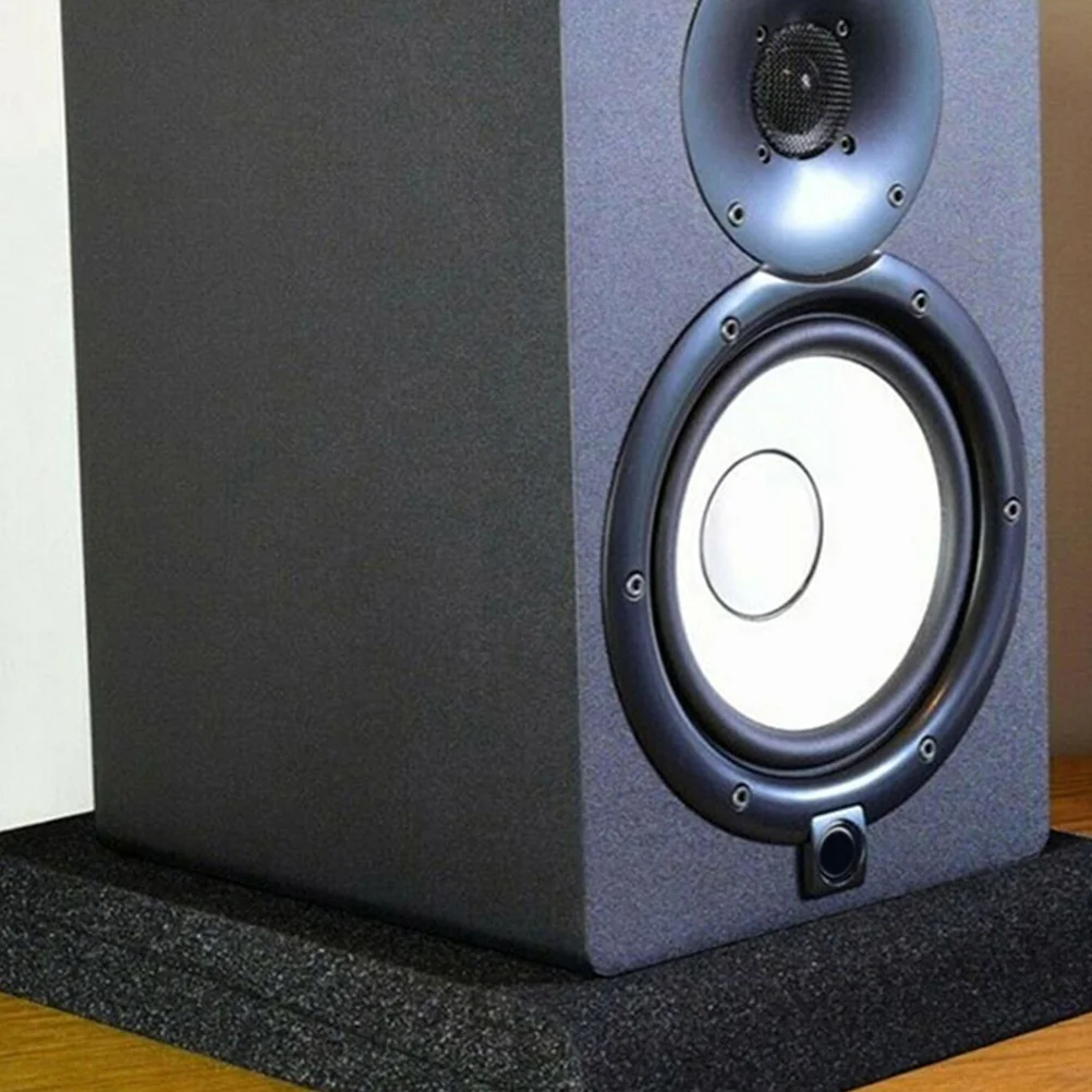 2Sets Luidspreker Schokbestendig Spons Pad Anti-Vibratie Kussen Audio Geluidsisolatie voor Desktop en Audio Apparatuur