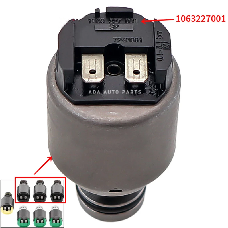 5HP19 Yellow Pressure Regulator Transmission Solenoid For Audi A4 A6 A8 S4 For VW For BMW 3 5 Series Prosche 911 Cayman Boxster