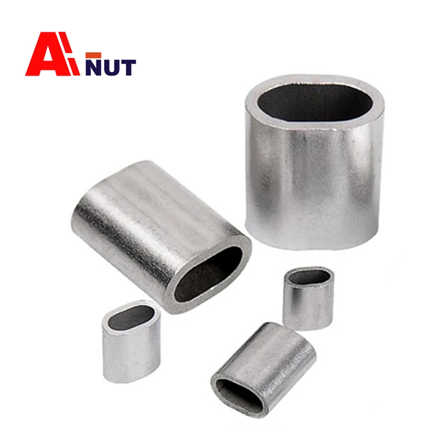 

316 Stainless Steel Sleeve Clip Fittings Cable Wire Rope Ferrule,J007