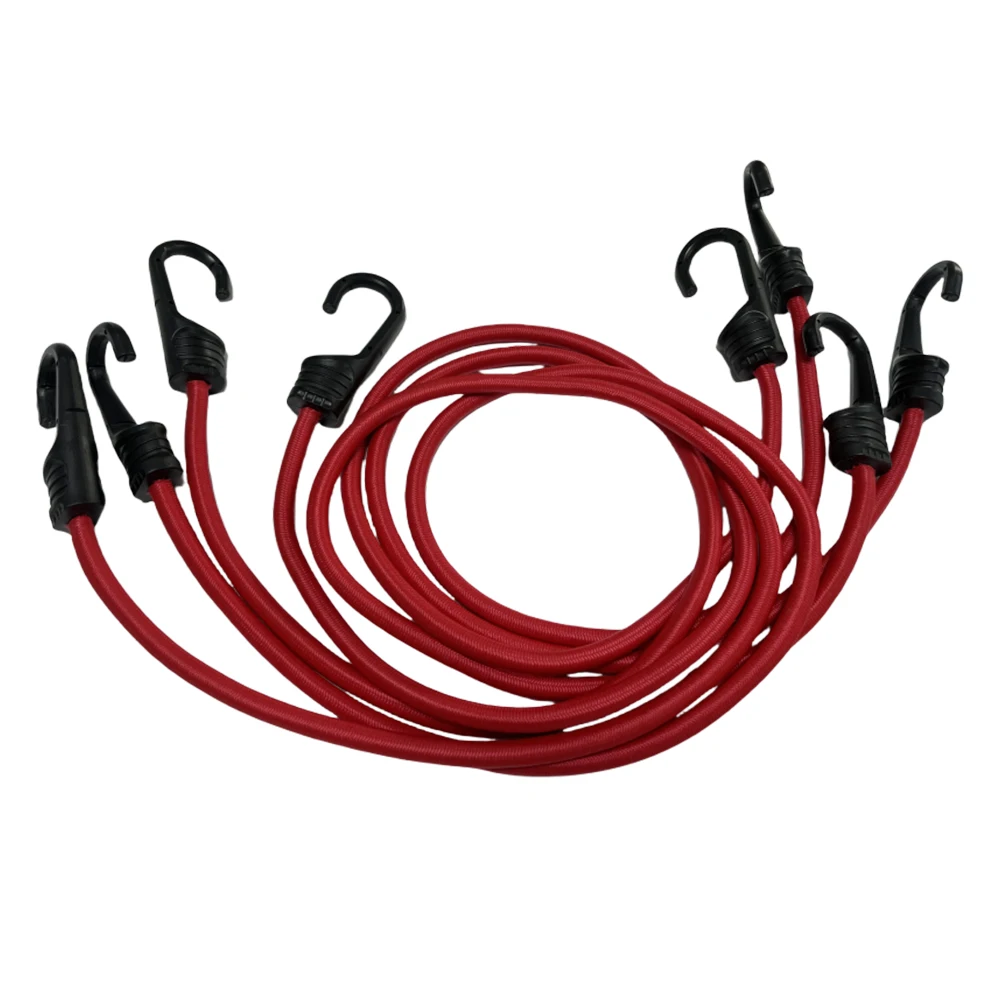 2/4Pcs Elastic Bungee Cords Bungee Straps Heavy Duty Bungee Ropes for Bike Tents Camping RVs Trunks Luggage Racks