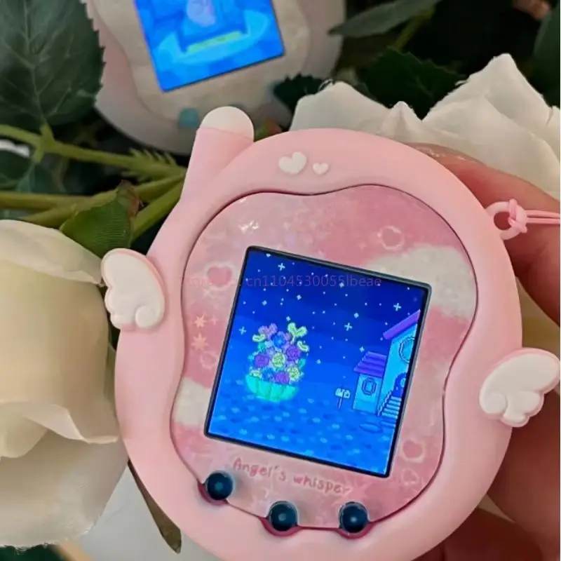 Nueva serie Angel Wings Whispering, cubierta protectora impermeable anticaída de silicona exquisita y bonita para Tamagotchi Paradise