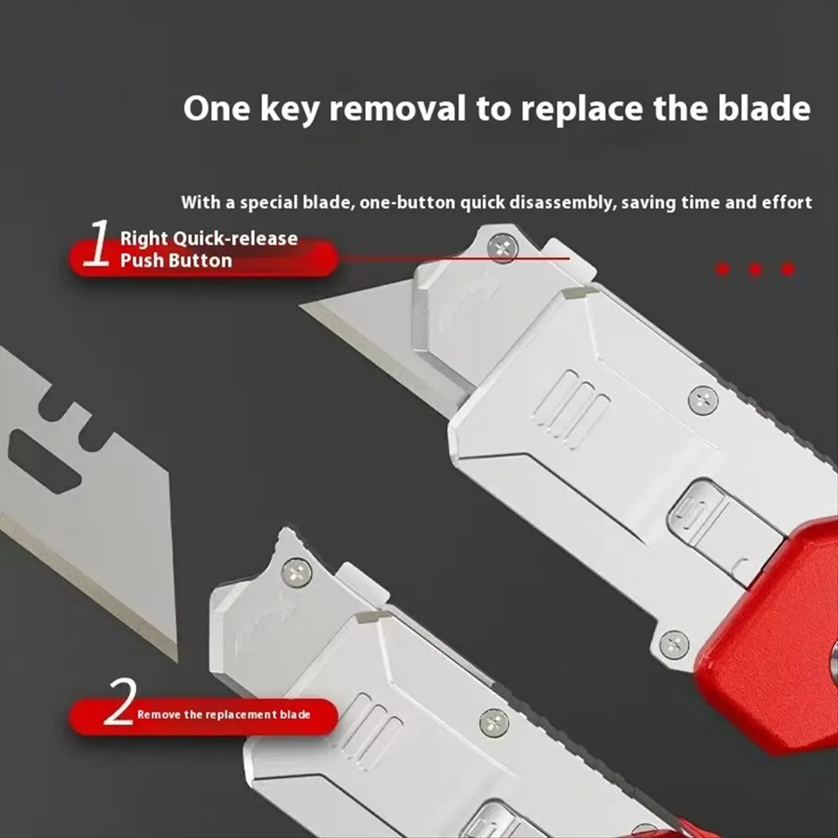 HOME USE-A Utility Spatula Folding Dual Purpose Cable Stripping Heavy Duty Thickened Wire Stripping Portable Manual Utility Knif
