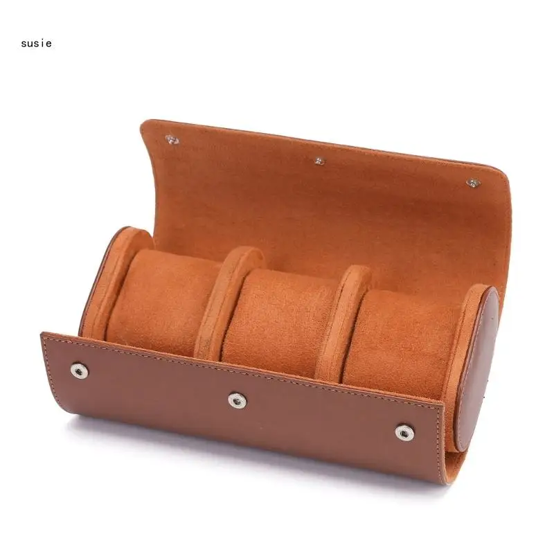 Watch Box PU Leathers Storage Boxes for Men Women Wristwatch Display Holder Dustproof Multifunctional Birthday X7YA